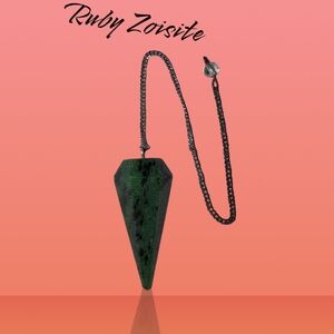 Ruby Zoisite Pendulum New!